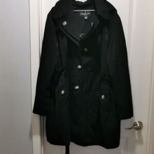 London Fog Classic Black Trench Coat